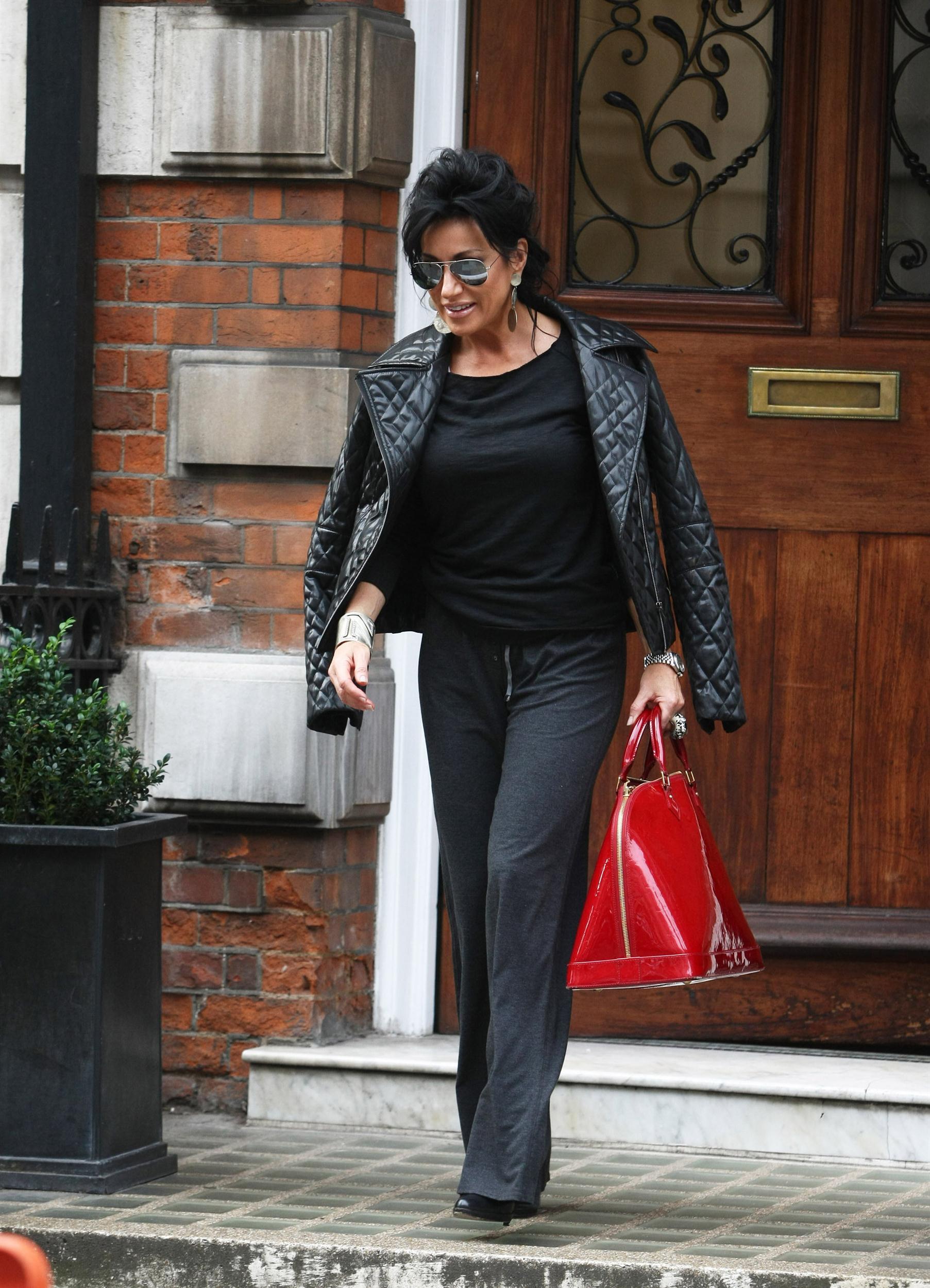 Nancy Dell'Olio is seen leaving a medical building on Harley Street | Picture 101261